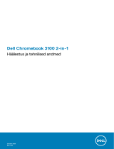 Dell Chromebook 3100 2-in-1 Omaniku manuaal