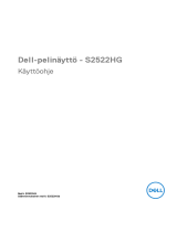 Dell S2522HG Kasutusjuhend