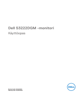 Dell S3222DGM Kasutusjuhend