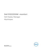 Dell S3222DGM Kasutusjuhend