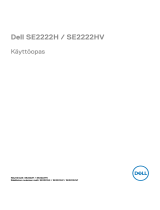 Dell SE2222HV Kasutusjuhend