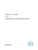 Dell Inspiron 17 7773 2-in-1 Kasutusjuhend