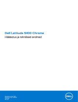 Dell Latitude 5400 Chromebook Enterprise Kasutusjuhend