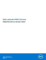 Dell Latitude 5400 Chromebook Enterprise Kasutusjuhend