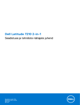 Dell Latitude 7210 2-in-1 Omaniku manuaal
