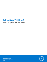 Dell Latitude 7210 2-in-1 Omaniku manuaal