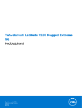 Dell Latitude 7220 Rugged Extreme Omaniku manuaal