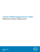 Dell Latitude 7220EX Rugged Extreme Omaniku manuaal