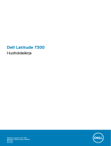Dell Latitude 7300 Omaniku manuaal