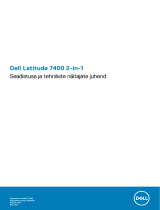 Dell Latitude 7400 2-in-1 Omaniku manuaal