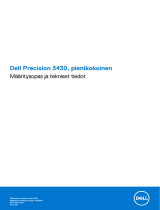 Dell Precision 3430 Small Form Factor Omaniku manuaal
