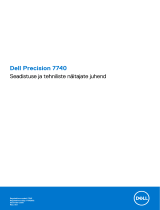 Dell Precision 7740 Omaniku manuaal