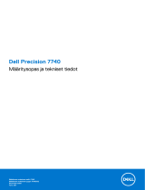 Dell Precision 7740 Omaniku manuaal
