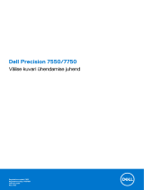 Dell Precision 7550 Kasutusjuhend