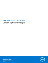 Dell Precision 7550 Kasutusjuhend