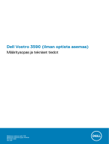 Dell Vostro 3590 Omaniku manuaal