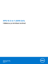 Dell XPS 13 9310 2-in-1 Lühike juhend