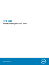 Dell XPS 13 9380 Lühike juhend
