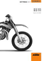 KTM 85 SX 19/16 2016 Omaniku manuaal