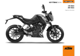 KTM 200 Duke 2016 Omaniku manuaal