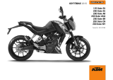 KTM 200 Duke 2015 Omaniku manuaal