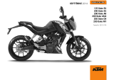 KTM 125 Duke 2014 Omaniku manuaal