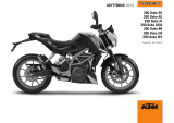 KTM 390 Duke 2015 Omaniku manuaal