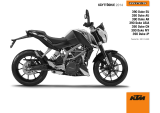 KTM 390 Duke 2014 Omaniku manuaal