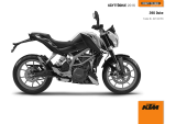 KTM 390 Duke 2016 Omaniku manuaal