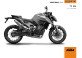 KTM 790 Duke 2020 Omaniku manuaal