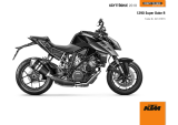 KTM 1290 SUPER DUKE R 2018 Omaniku manuaal