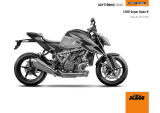 KTM 1290 Super Duke R 2020 Omaniku manuaal