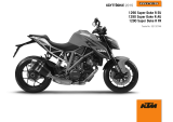 KTM 1290 Super Duke R 2015 Omaniku manuaal