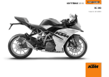 KTM RC 390 2016 (Euro 4) Omaniku manuaal