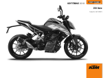 KTM 250 Duke 2018 Omaniku manuaal