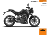 KTM 250 Duke 2016 Omaniku manuaal