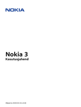 Nokia 3 Kasutusjuhend