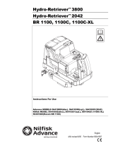 Nilfisk-Advance Hydro-Retreiver 3800 Instructions For Use Manual