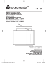 Soundmaster TR-40 Operating Instructions Manual