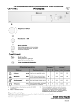 Bauknecht GSF 5481 WS Program Chart