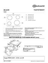 Bauknecht EK 6640 IN Program Chart