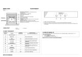 Bauknecht BSZH 5000/01 IN Program Chart