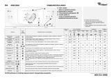 Whirlpool AWE 6510 Program Chart