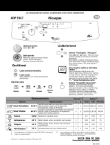 Whirlpool ADP 5967/1 WHM Program Chart