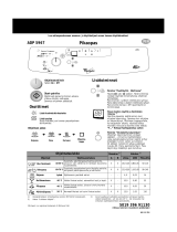 Whirlpool ADP 5967 WHM Program Chart