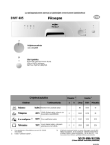 IKEA DWF 405 W Program Chart