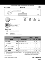 Whirlpool ADP 5560/1 WH Program Chart