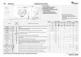 Whirlpool AWE 6511 Program Chart