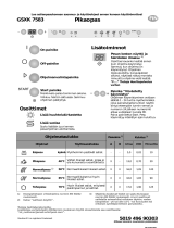 Bauknecht GSXK 7583 Program Chart