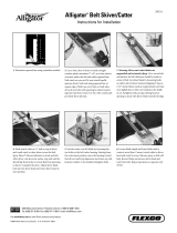 FLEXCO Alligator Belt Skiver/Cutter Kasutusjuhend